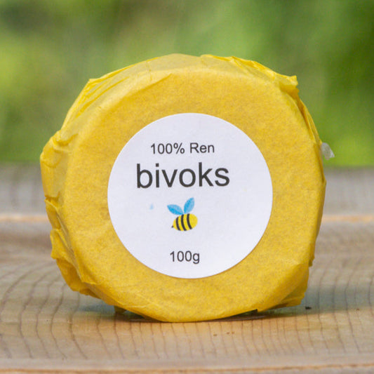 100% naturlig bivoks i blok fra Hansborg Honning