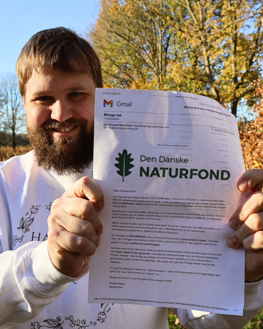 Donation til Den Danske Naturfond og en stor tak